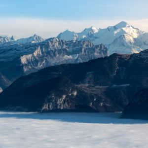 alpes alps jaute savoie france montagne mountain 74 mer de nuage clouds mont blanc cluses bonneville giffre automne ciel bleu dégagé