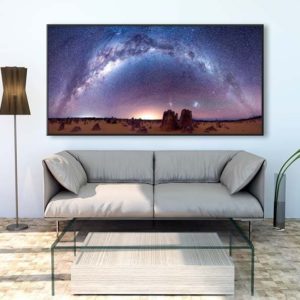 tirage impression print grand format photographie photographe paysage nature décoration art voie lactée milky way panorama nuit night australia australie pinnacles desert