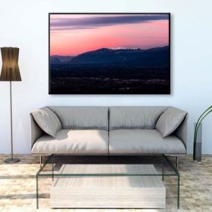 tirage impression print grand format photographie photographe paysage nature décoration art pays de gex jura cessy lever de soleil ain france