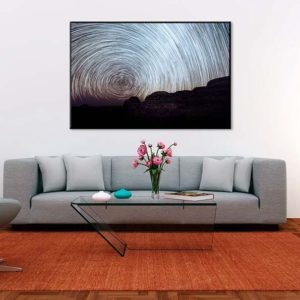 tirage impression print grand format photographie photographe paysage nature décoration art milky way star trail voie lactée australia australie star étoile nuit night